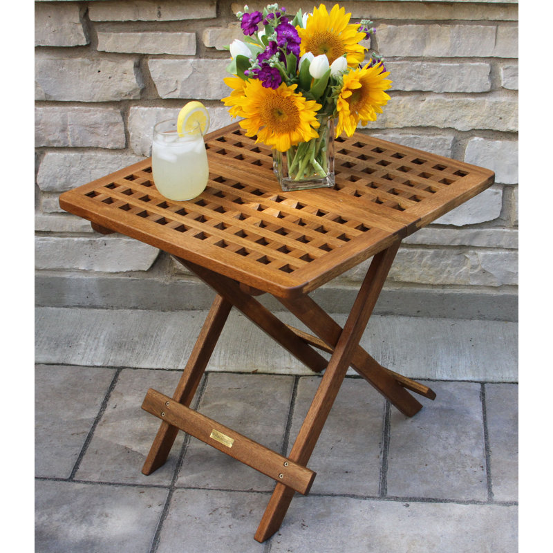 Birch Lane™ Fleur Folding Wooden Side Table & Reviews Wayfair